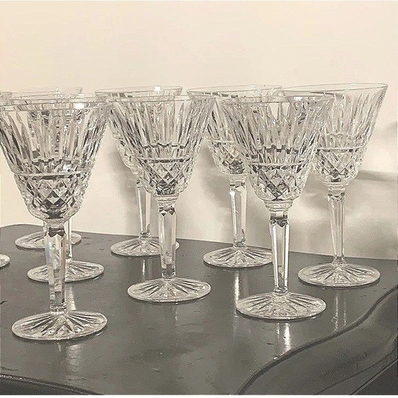 Waterford Other - Waterford crystal stemware MAEVE cut pattern‎ Water Goblet discontinued cut